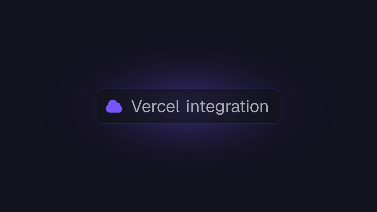 Vercel integration | Changelog