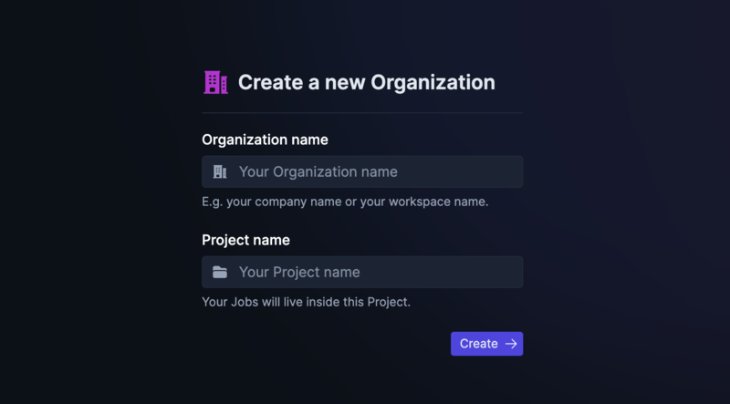 Create org