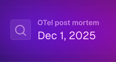 OTel incident post-mortem