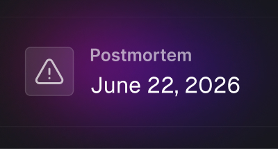Incident report on June 22, 2026