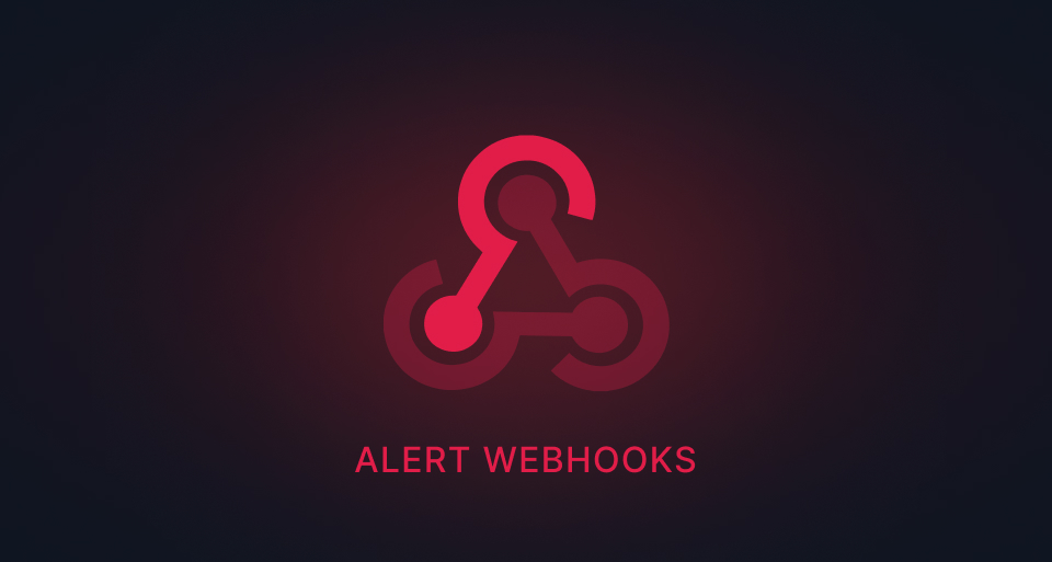 Alert webhooks