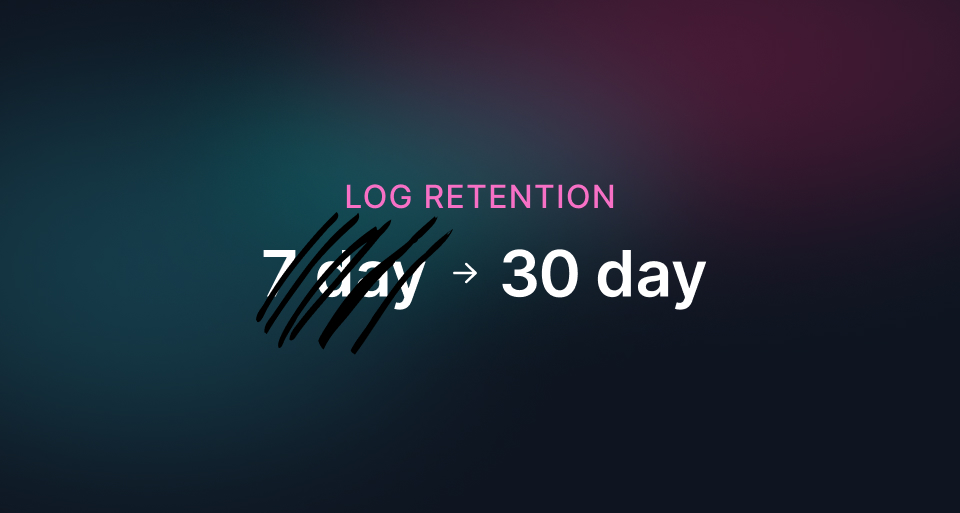 Better log retention and run output history.