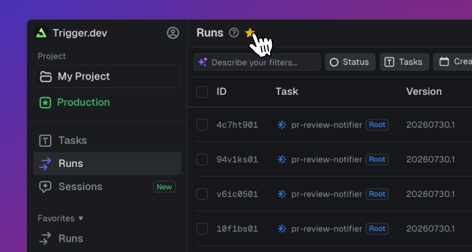 Favorite pages and customize your sidebar