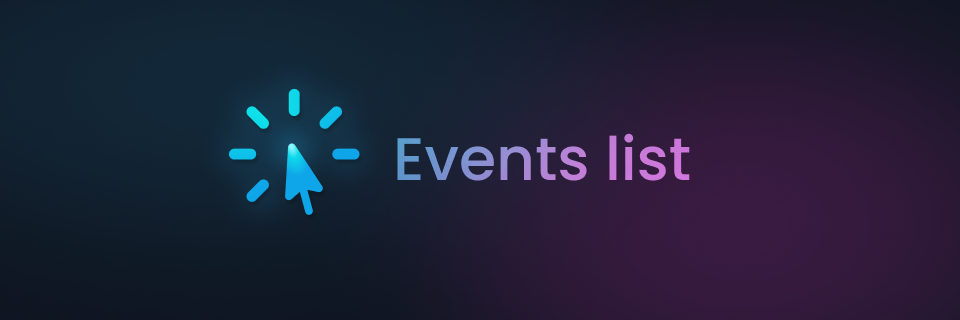 View events that have been sent