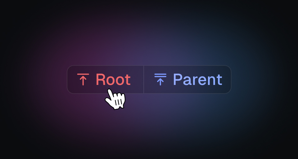 Jump to root or parent run