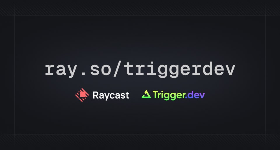 Ray.so Trigger.dev dark / light themes