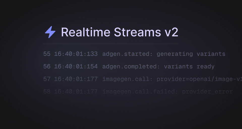 Realtime Streams v2