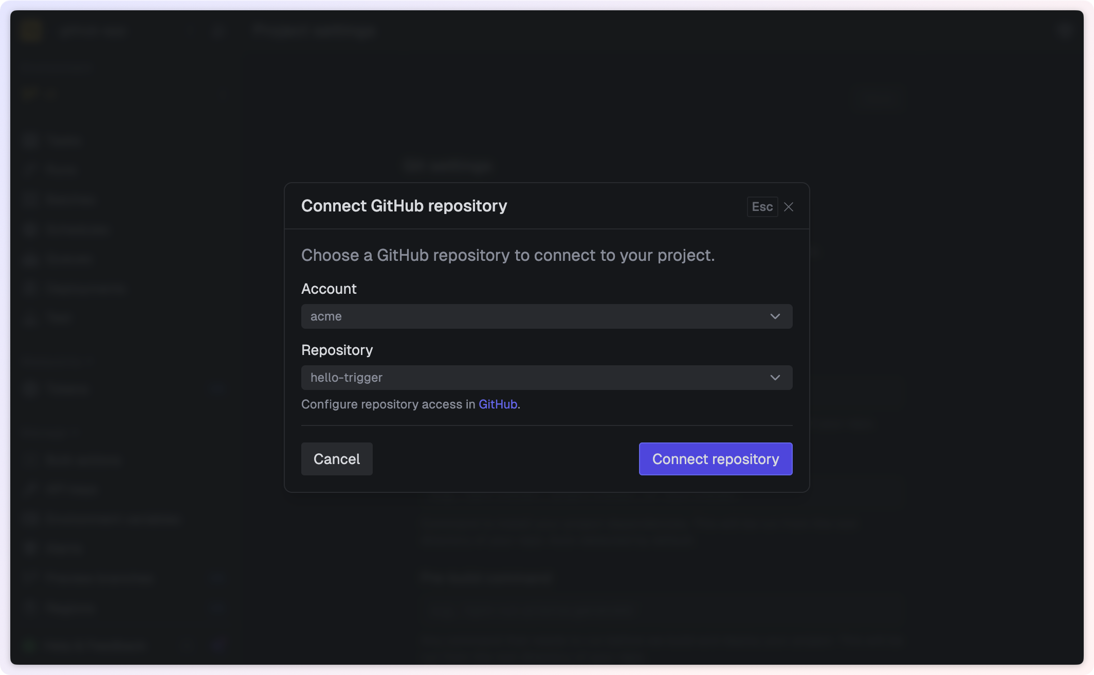 GitHub integration - Trigger.dev